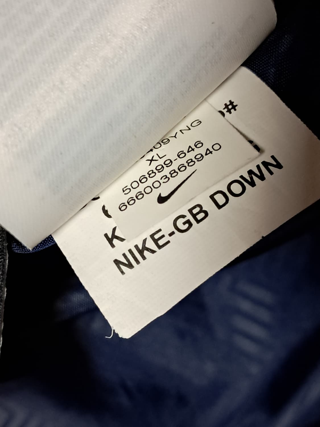 나이키 주니어 양면 패딩 XL 상품이미지9