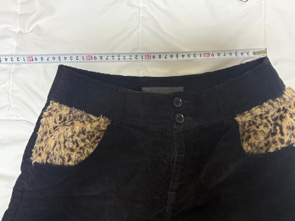 일본빈티지 레오파드 오네갸루숏팬츠 상품이미지3
