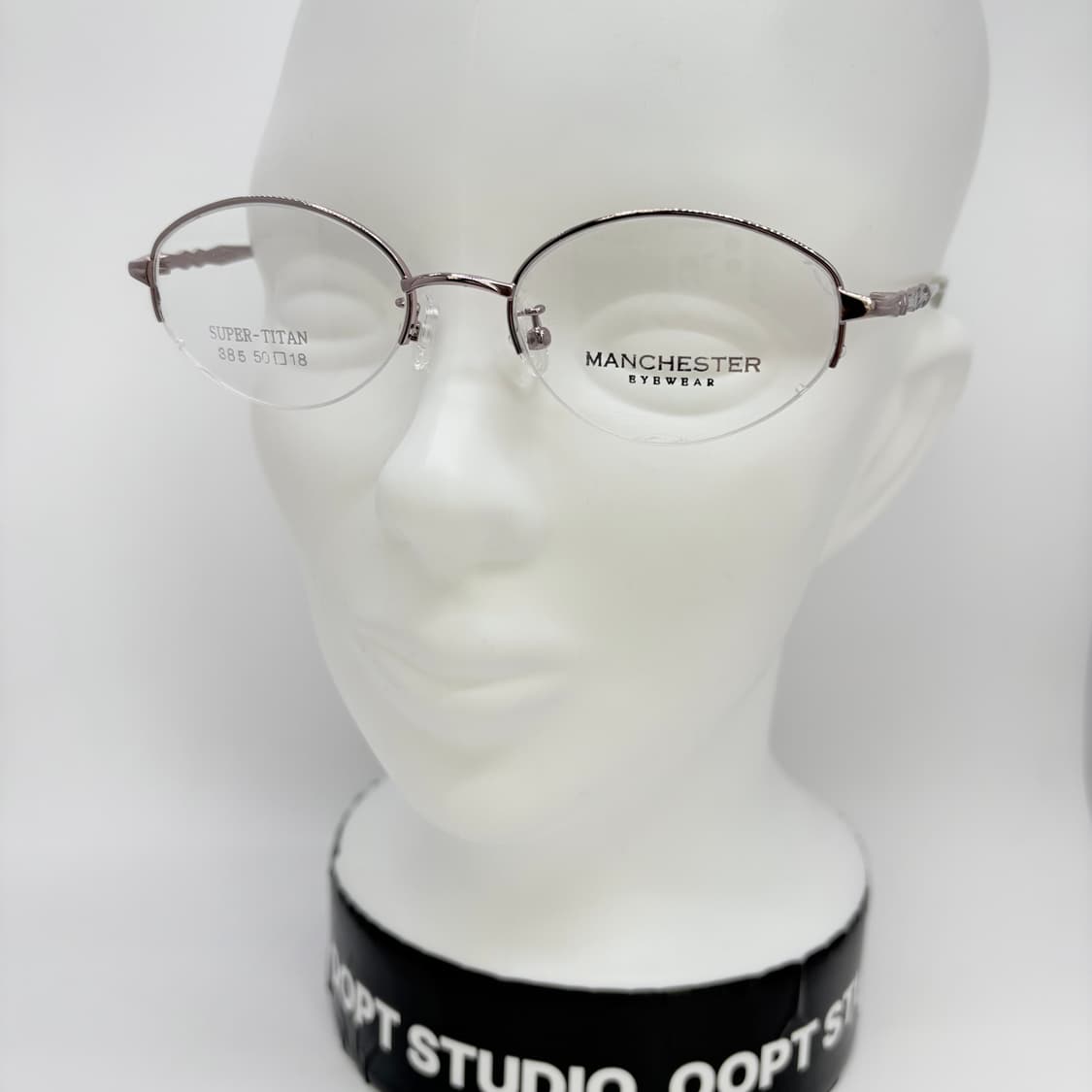 MANCHESTER 핑크 오벌 반무테 상품이미지6