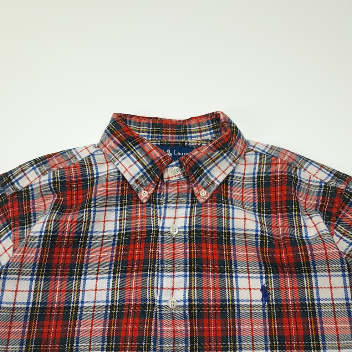 CL191 L 랄프로렌 포니자수 플란넬 셔츠 상품이미지2