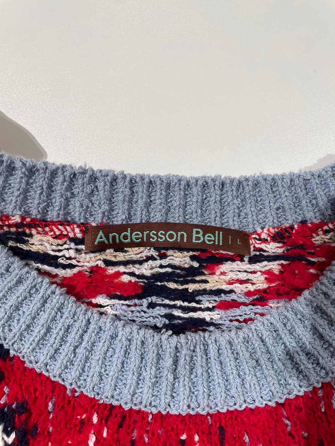 앤더슨벨 믹스 서브머지 노르딕 스웨터 상품이미지7