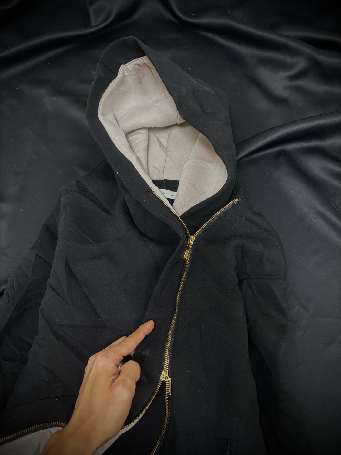 Side Zip Detail Hoodie Zip Up 상품이미지5