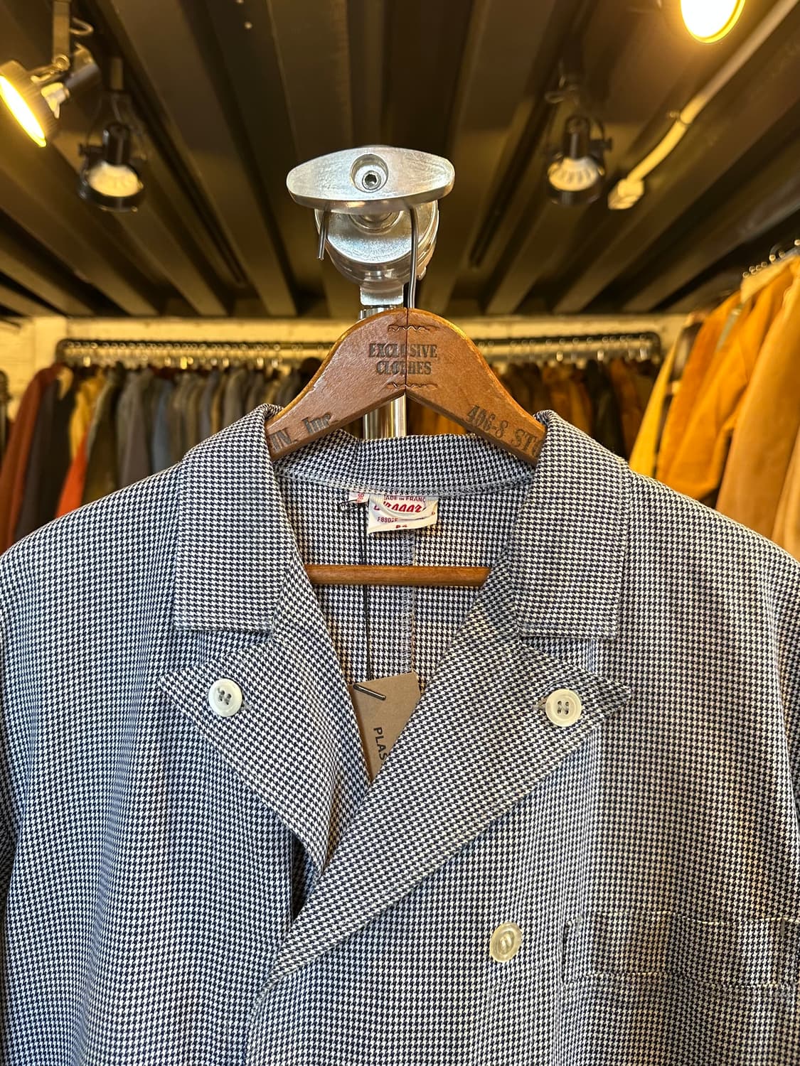 70-80s Bragard 프렌치워크웨어 더블 브레스트 자켓 상품이미지3