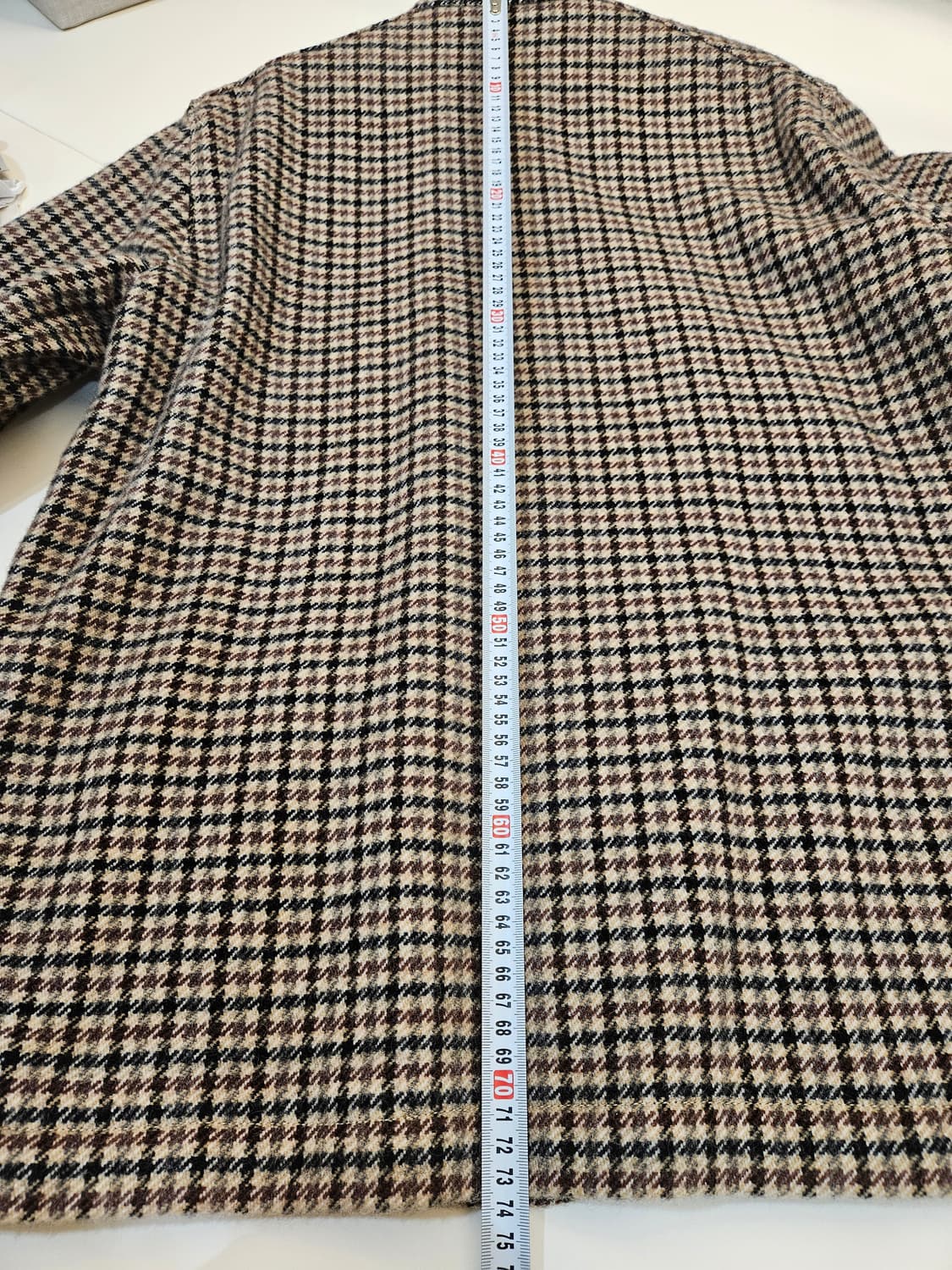 새 상품) 드레익스 체크 트위드 아티스트 초어 자켓 40 상품이미지7