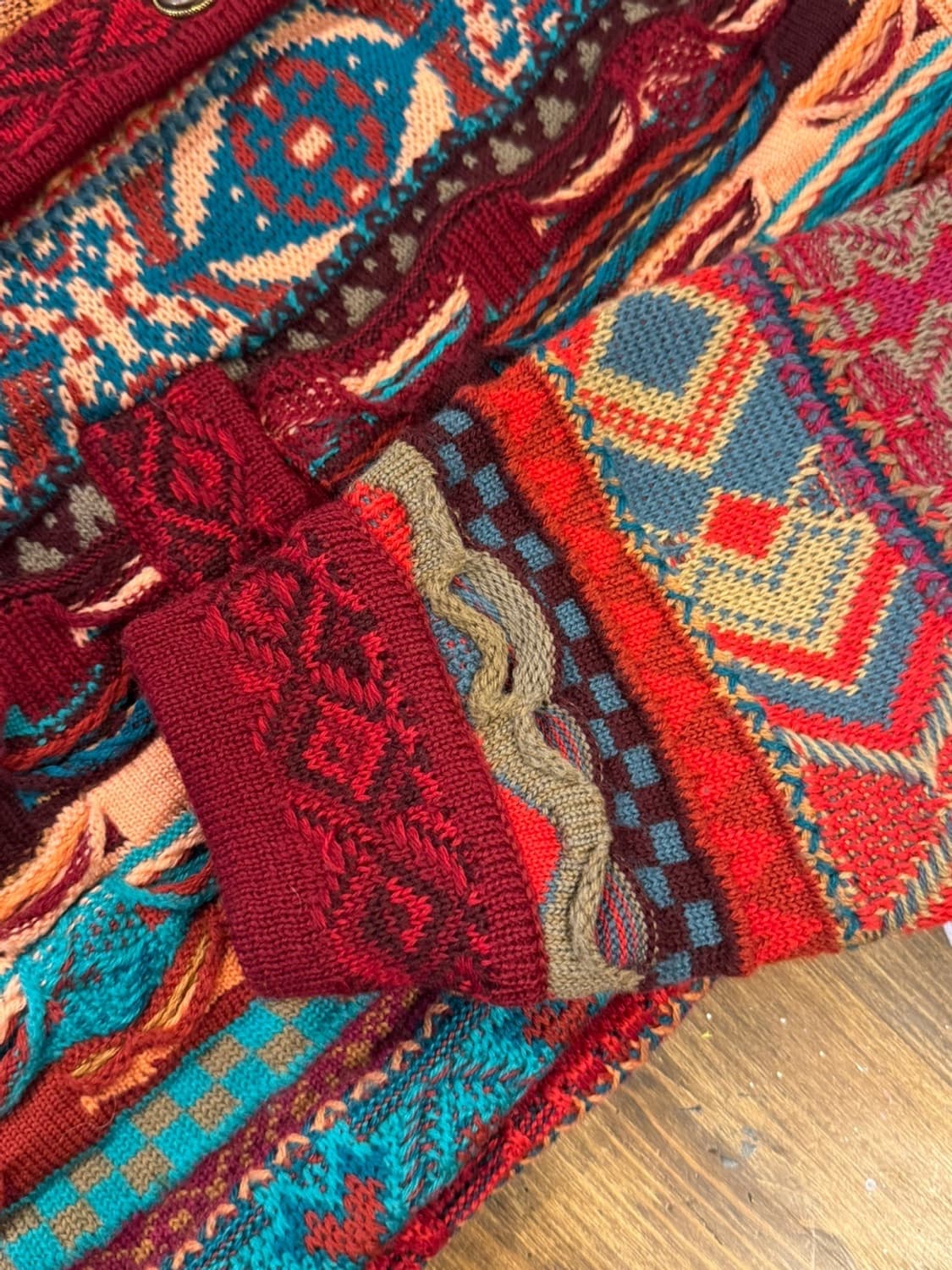 COOGI 쿠지 케이블 니트 가디건 66~77 상품이미지10