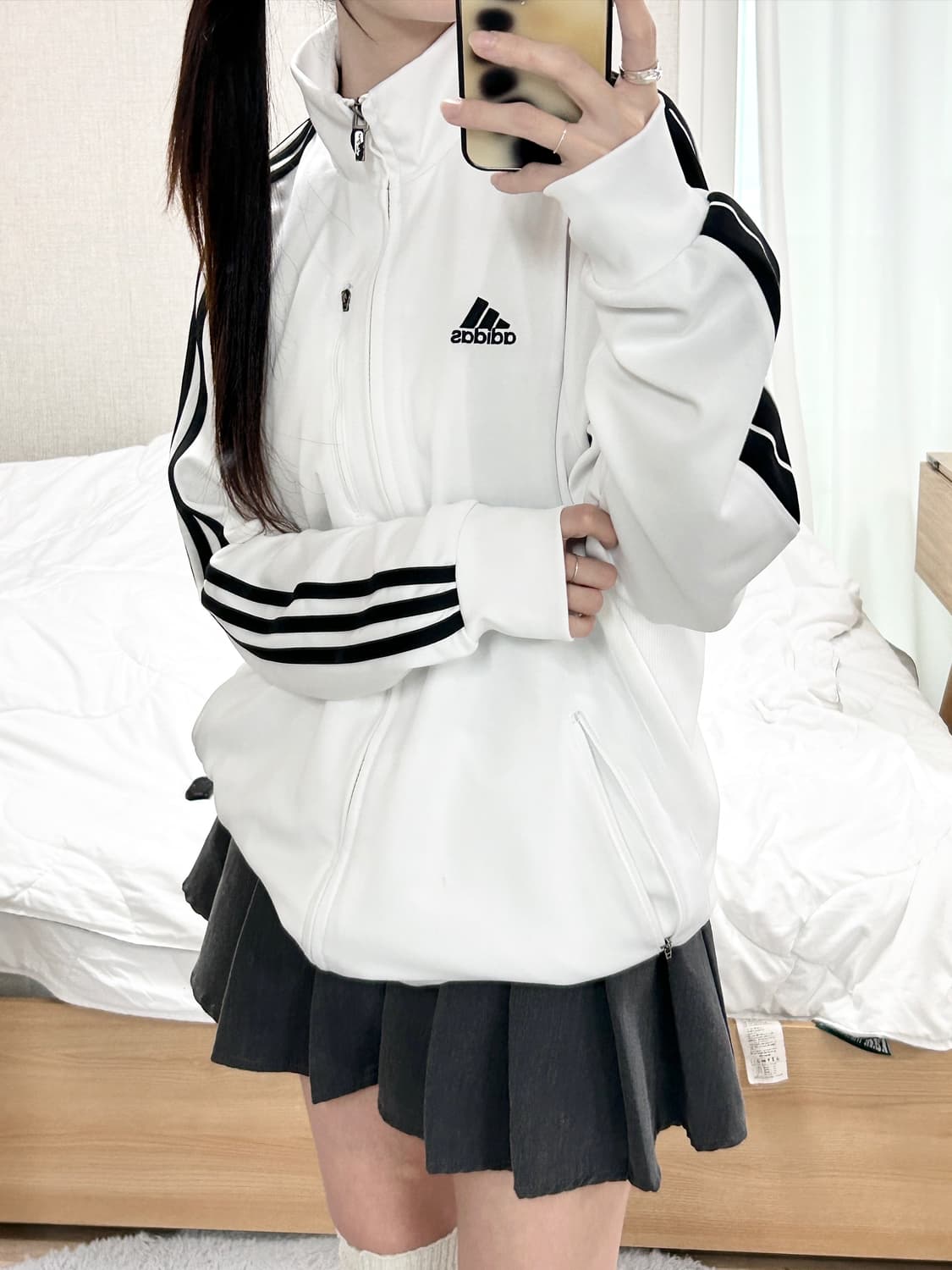 아디다스 사이드라인 화이트 져지 상품이미지1