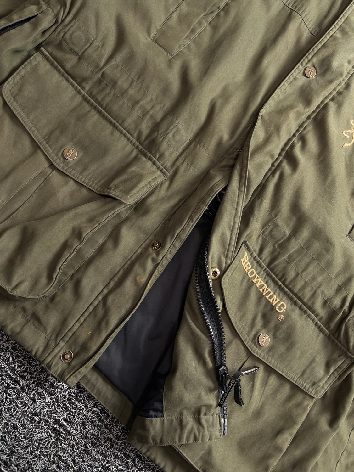 BROWNING 아카이브 자수로고 헌팅 자켓 3561 상품이미지3