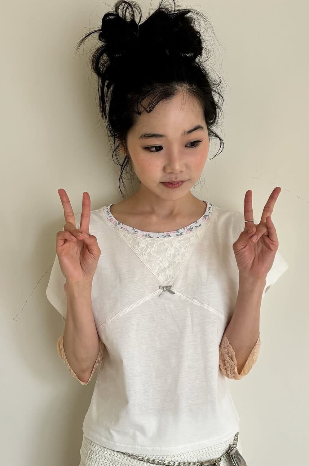 샵페어리 스티치 포인트 탑 상품이미지1