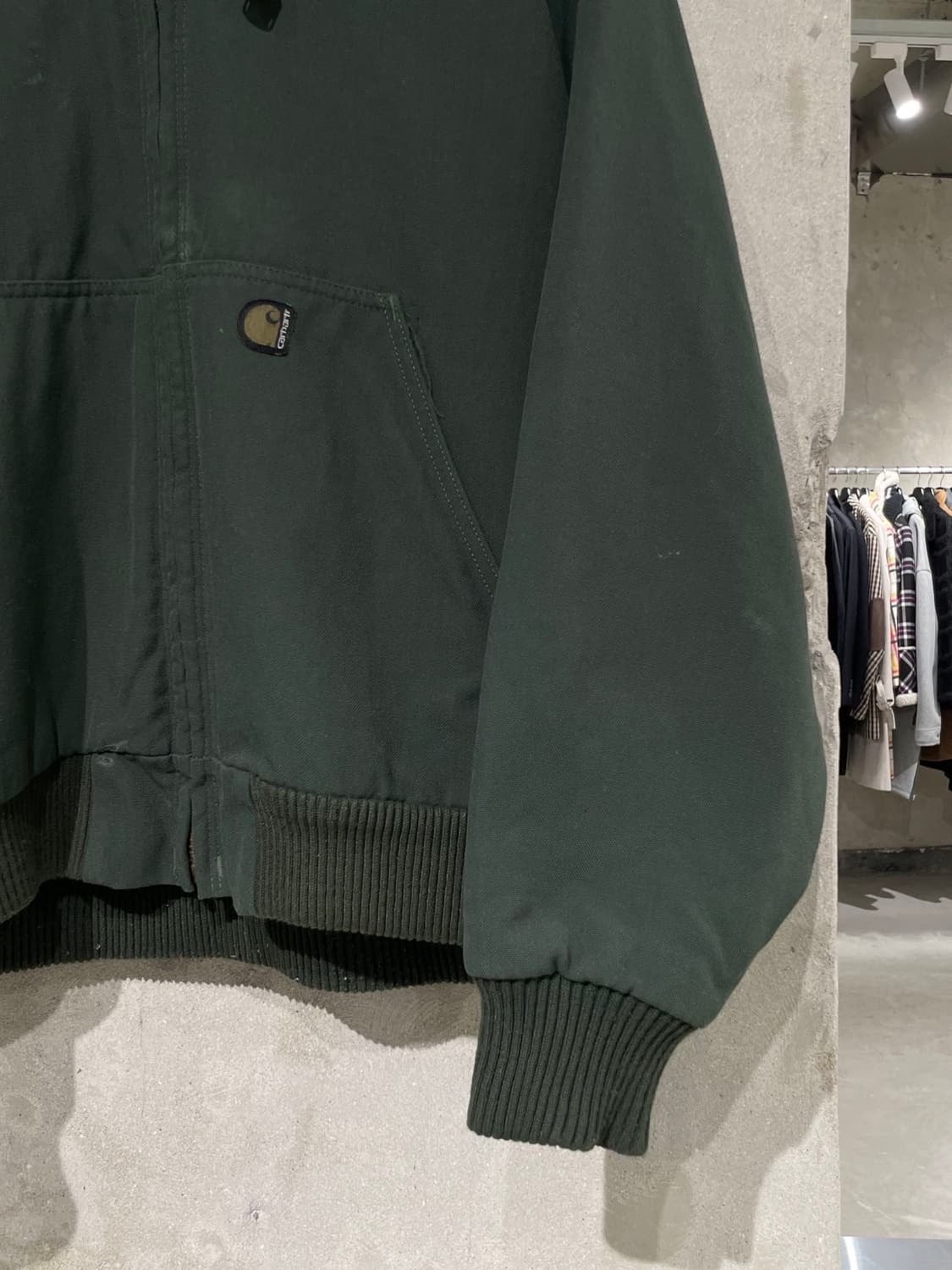 칼하트 올리브 그린 워크 후디 자켓 상품이미지5