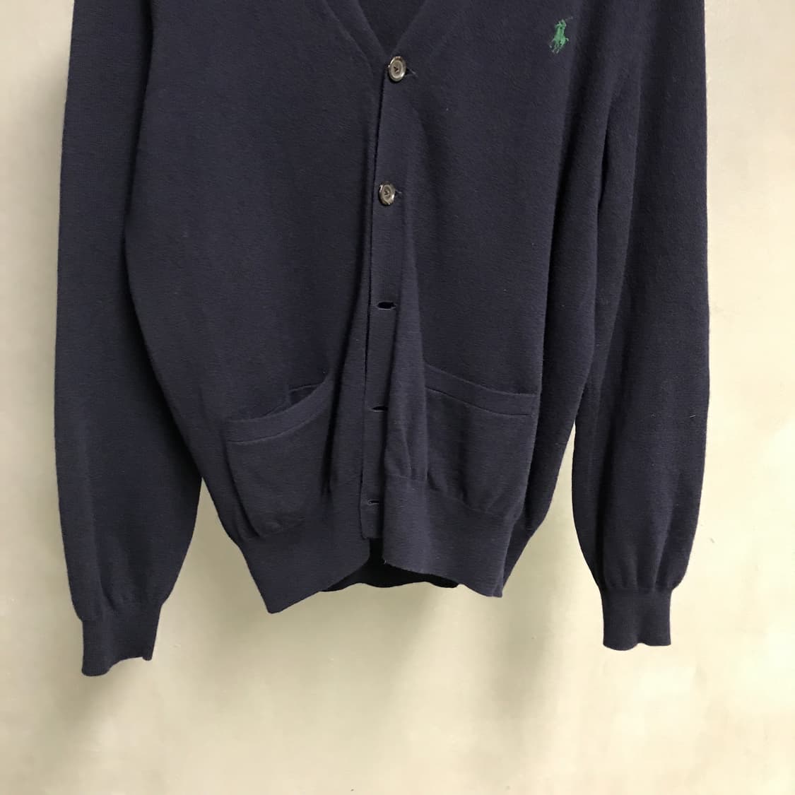 폴로 랄프로렌 엘보우 패치 니트 가디건 네이비 L 상품이미지3