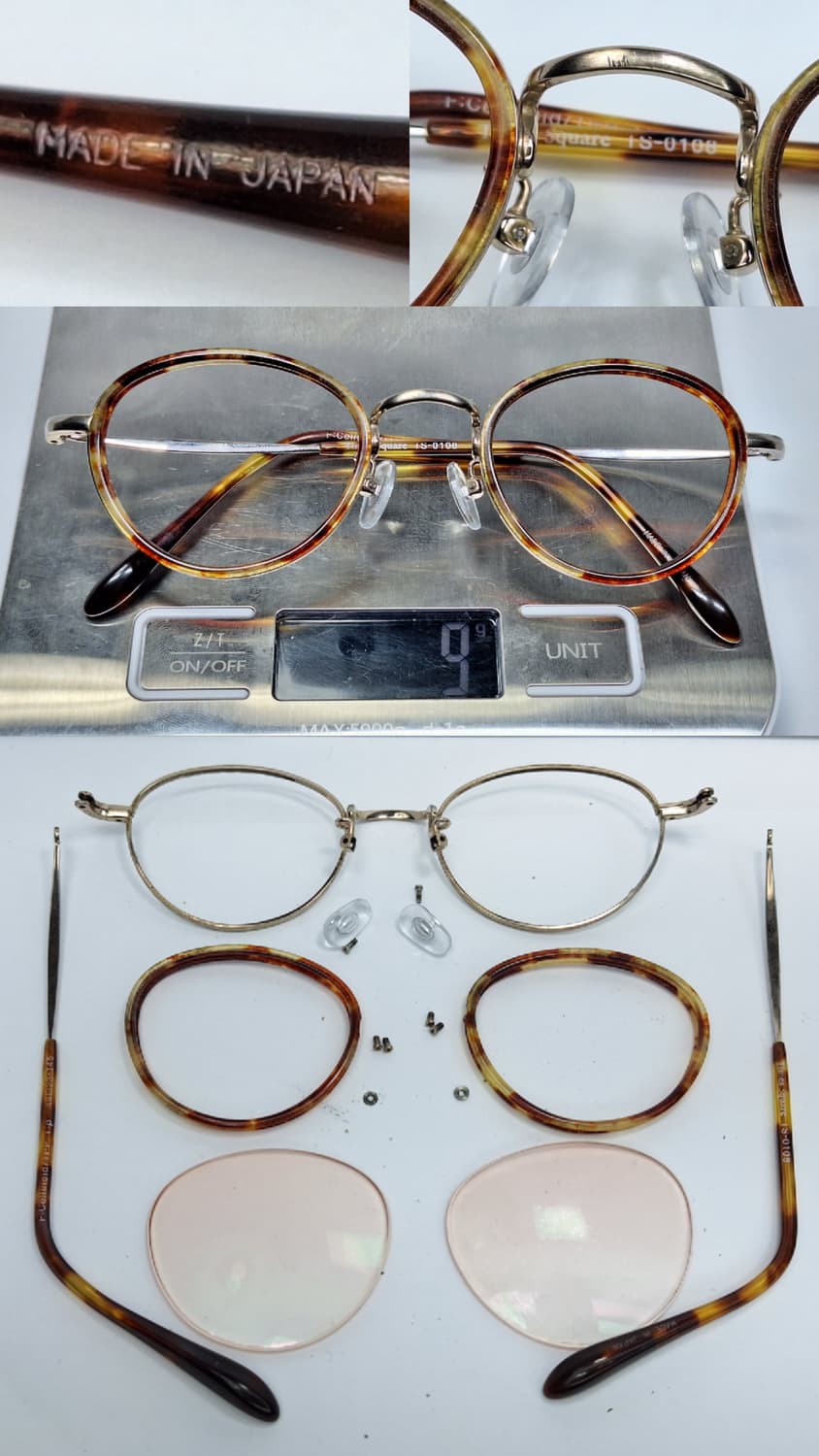 Times square 셀룰로이드 베타 티타늄 안경 안경테 46ㅁ23 상품이미지2