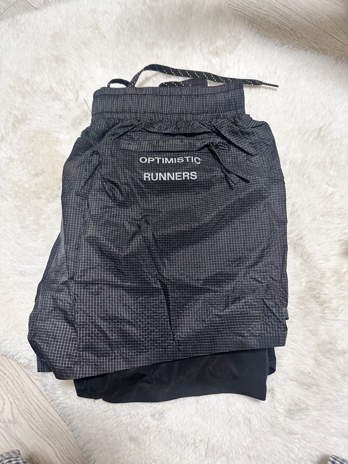 [M] 옵티미스틱러너스 립스탑 쇼츠 블랙 상품이미지5