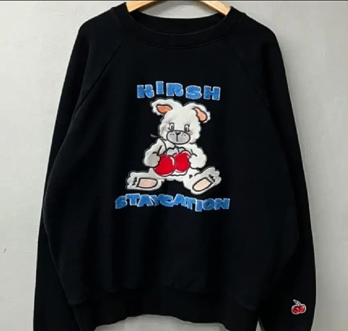 295 ) 한정판 키르시 기모 맨투맨 뽀글이 빅로고 상품이미지1