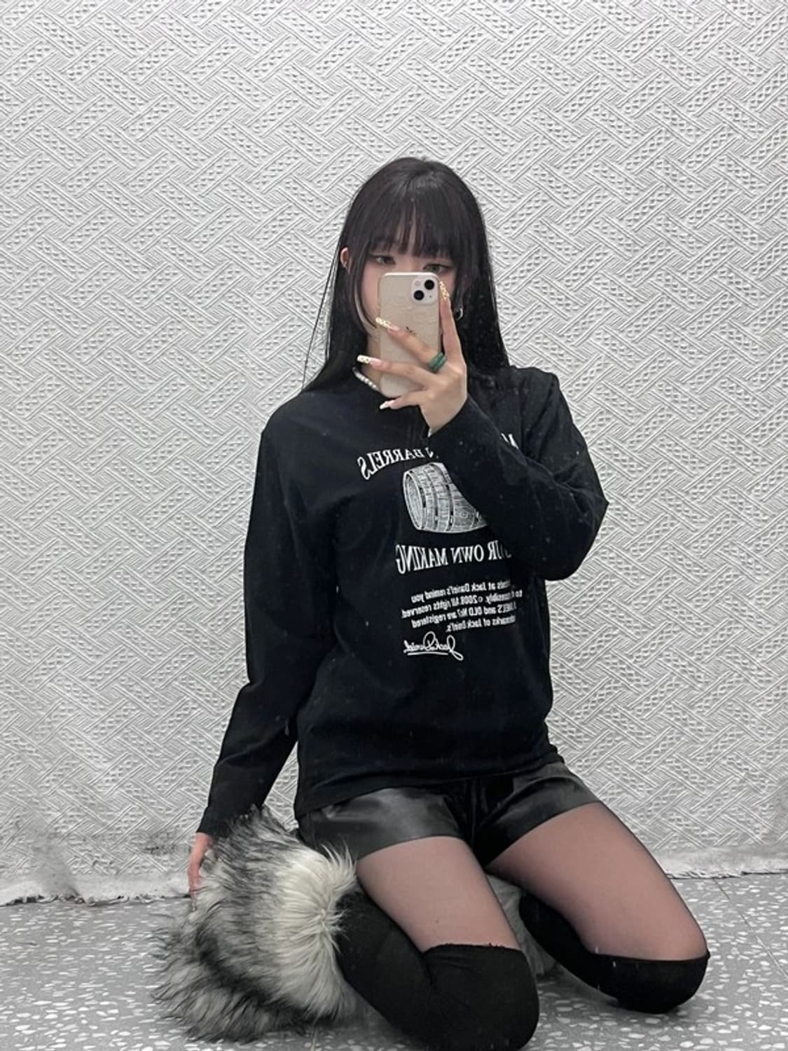 잭다니엘 희귀 올드스쿨 스트릿 빈티지 롱슬리브 90 C09716 상품이미지1