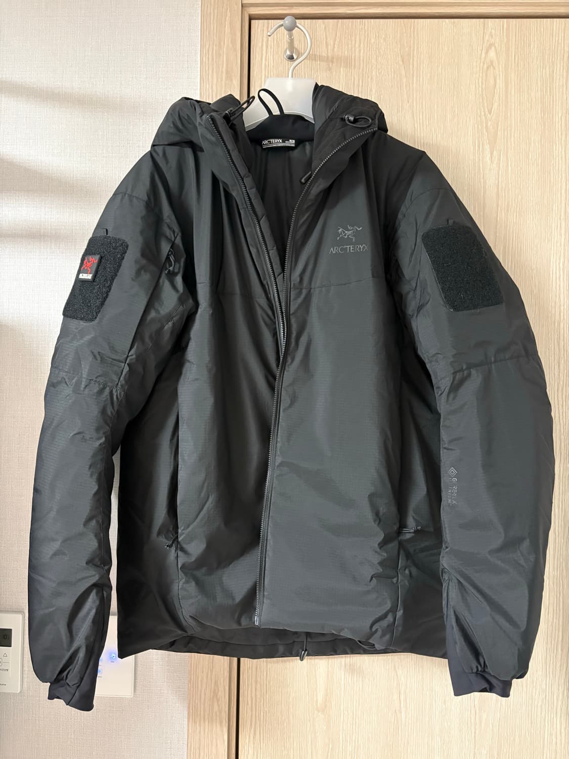 아크테릭스 리프 콜드 WX 후디 LT Gen2.1 블랙 M (패치3개 같 상품이미지2