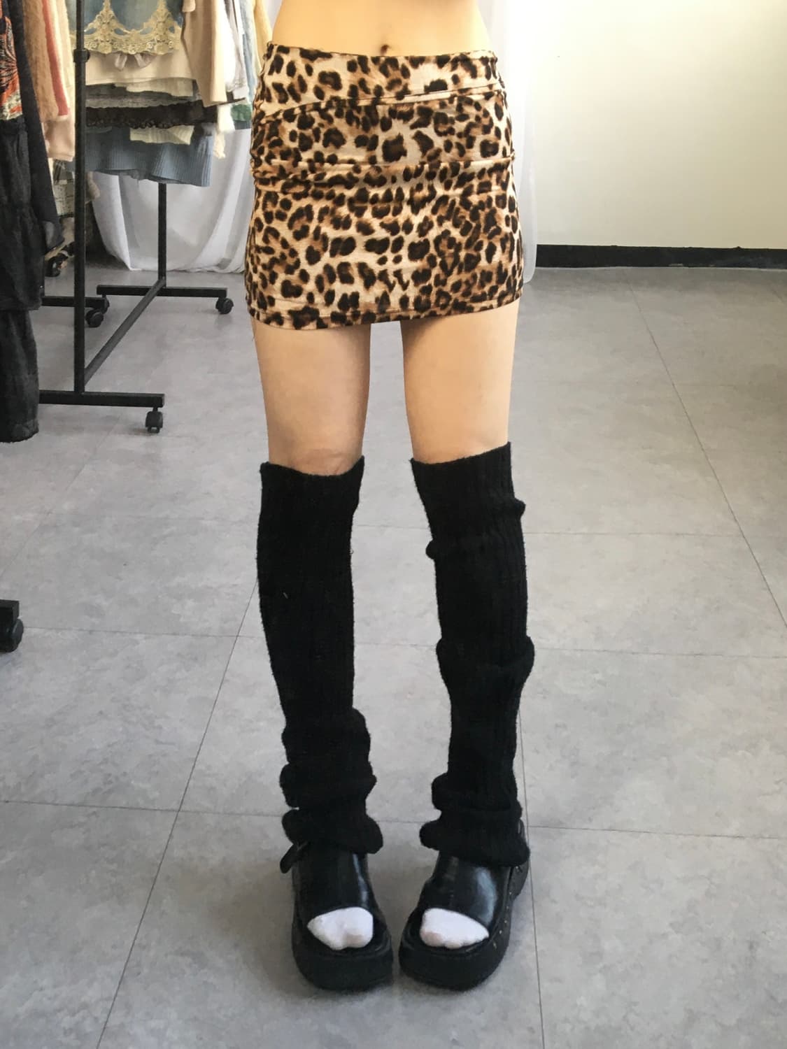 Leopard pattern skirt 상품이미지5