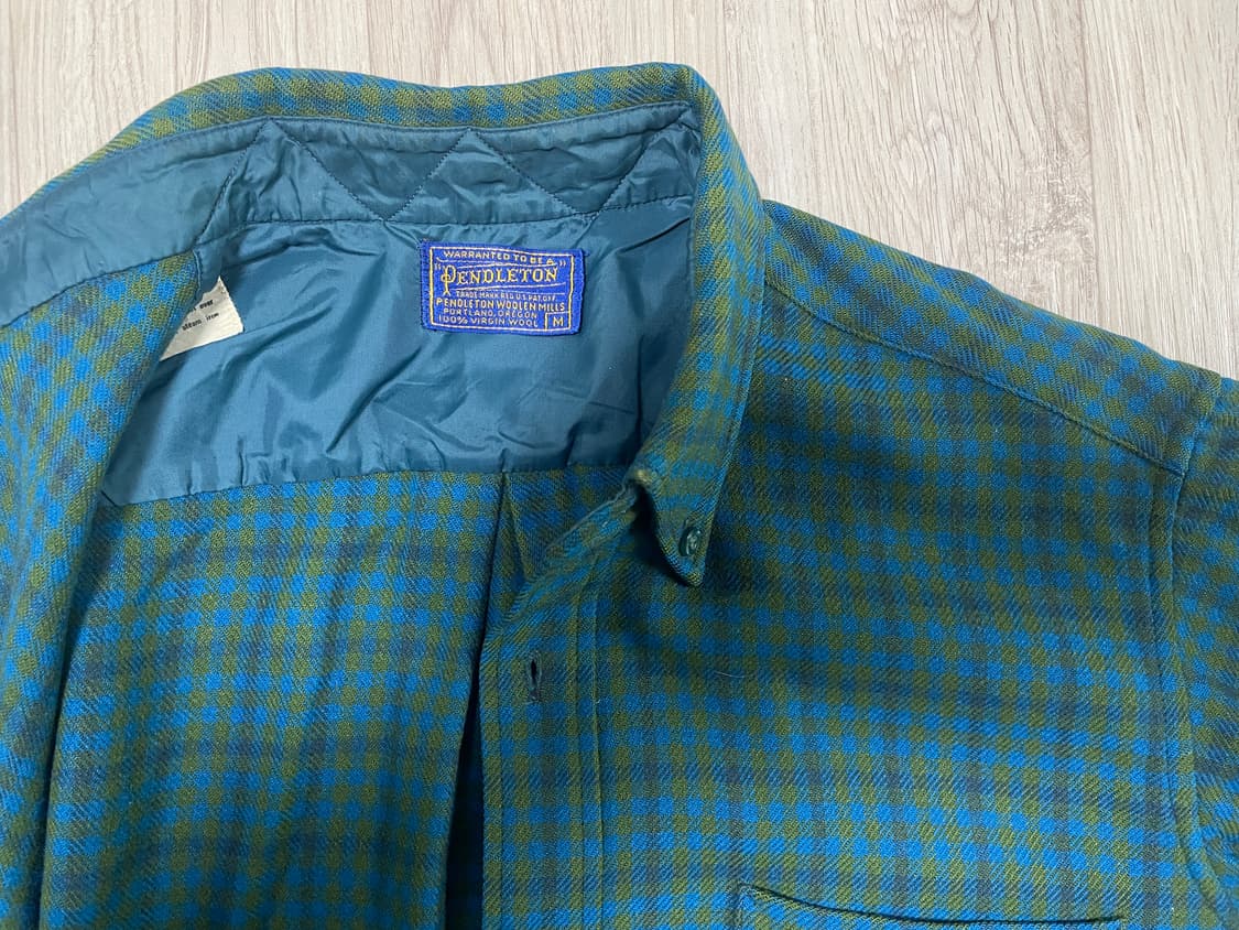 95~100) 70's 펜들턴 잔체크 울셔츠(RRL&LVC&폴로) 상품이미지8