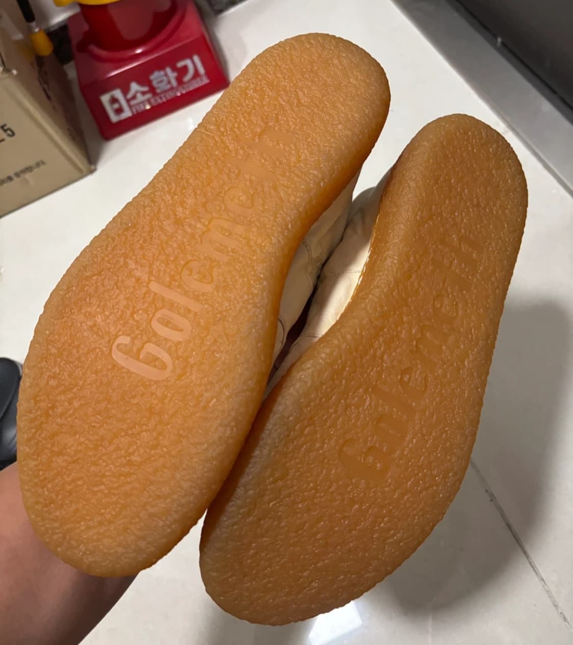 [골맷/수제화] 말가죽 화이트 레더 / 43 상품이미지4