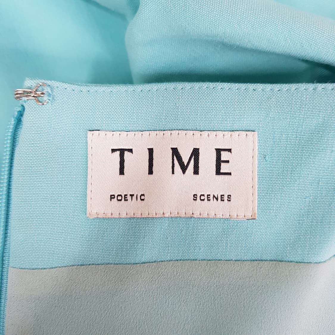 한섬 타임 2023 슬리브리스 린넨 블렌드 원피스 82-94-160사이즈 상품이미지7