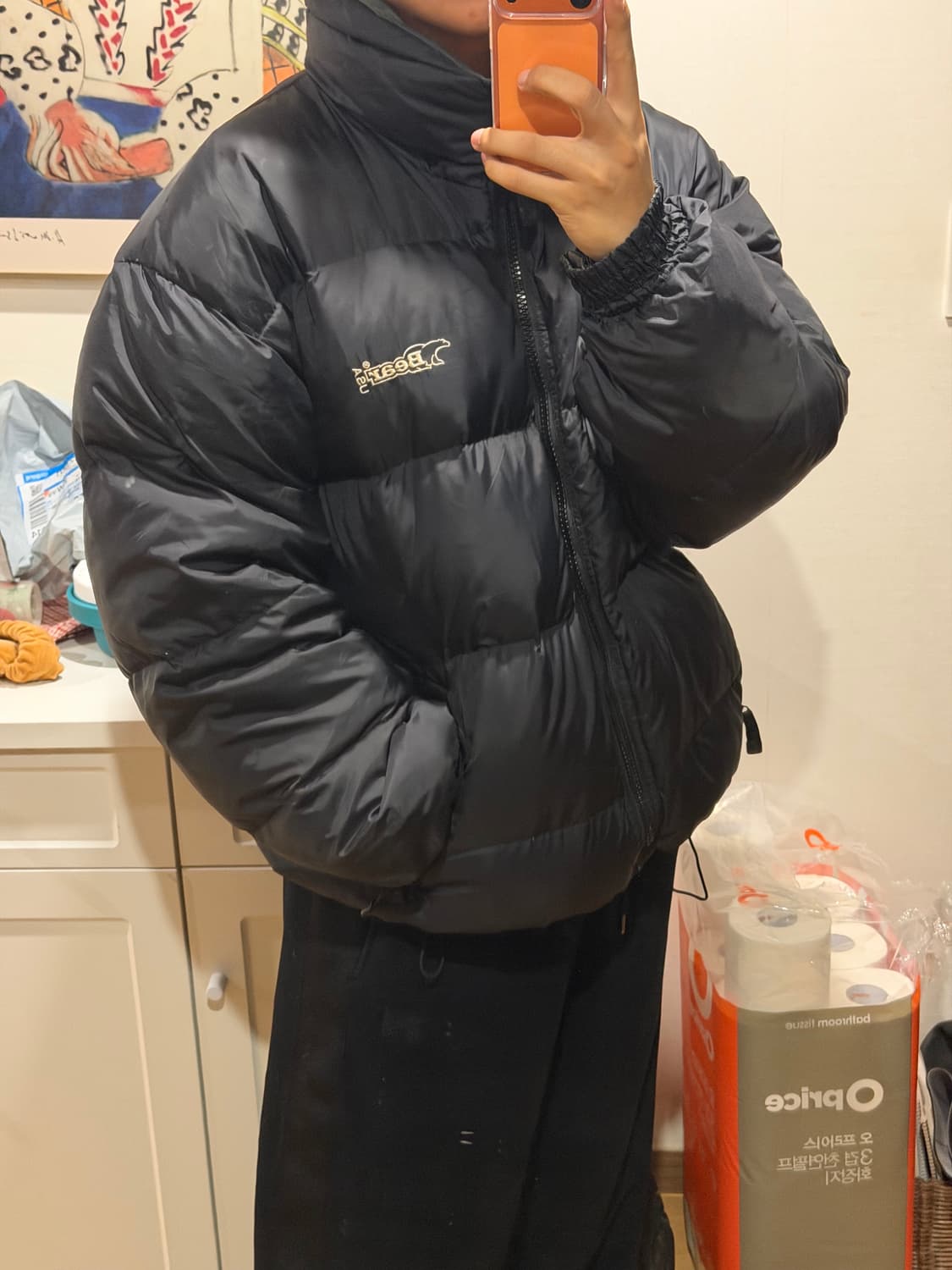 90s Bear USA 리버시블 덕 다운 패딩 상품이미지3