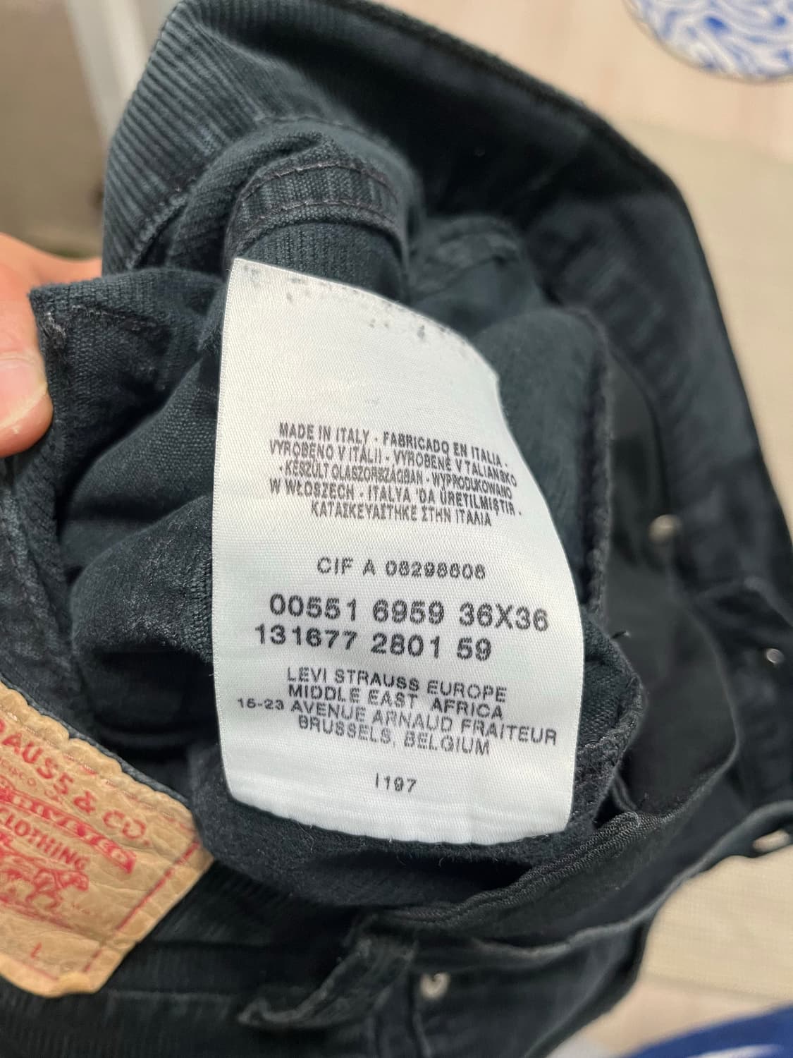 빈티지 리바이스 551 코듀로이 상품이미지5