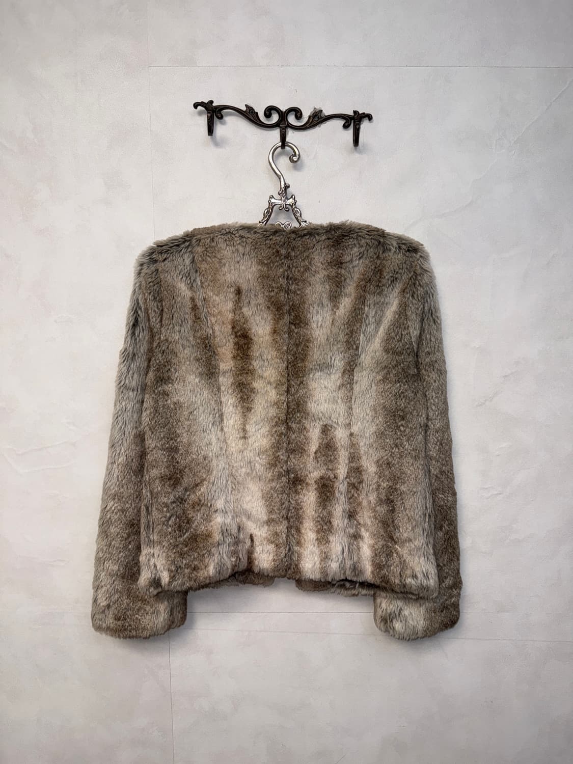 Lip Service mixed brown fake fur jacket  상품이미지3