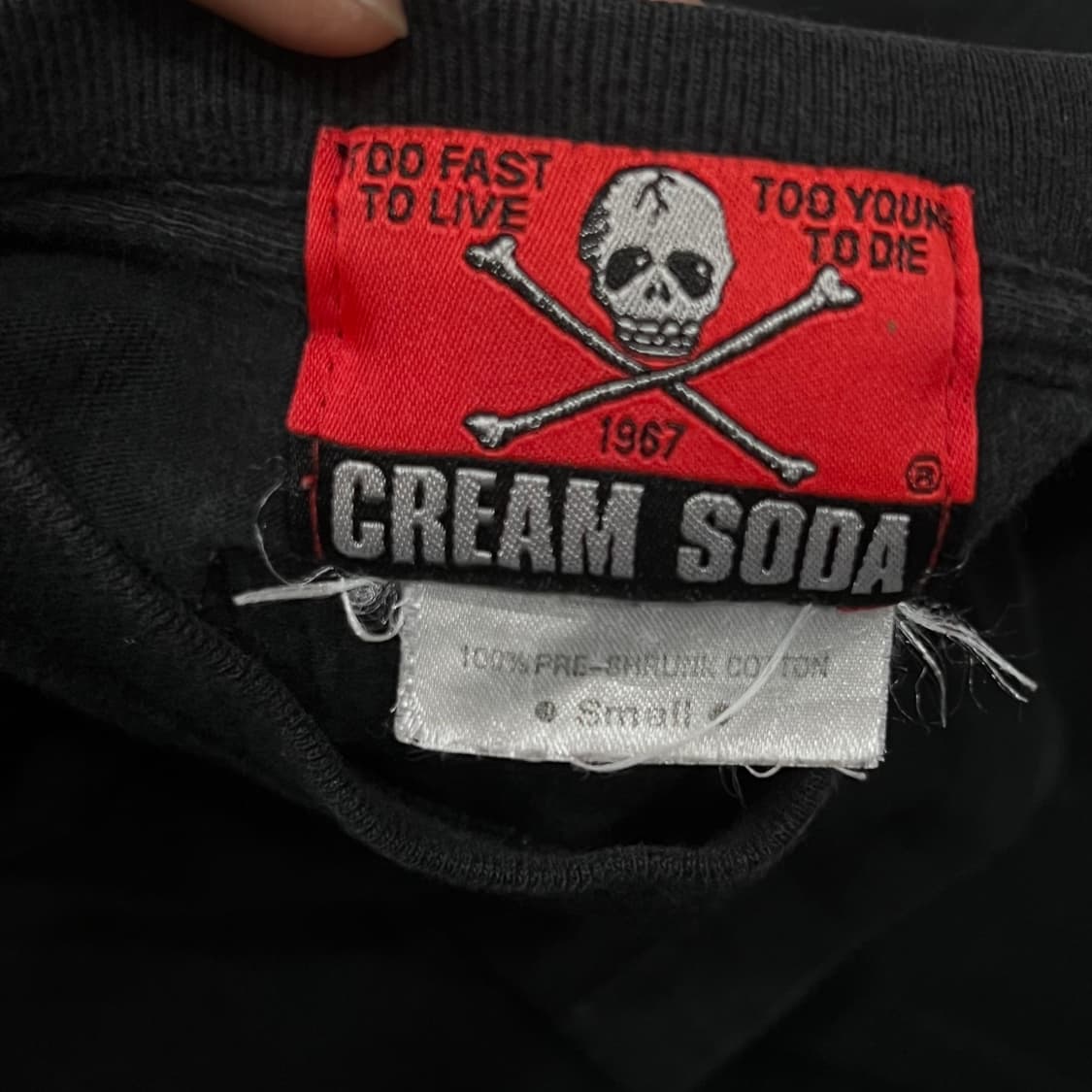  크림소다 로고 반팔티 y16415 상품이미지7