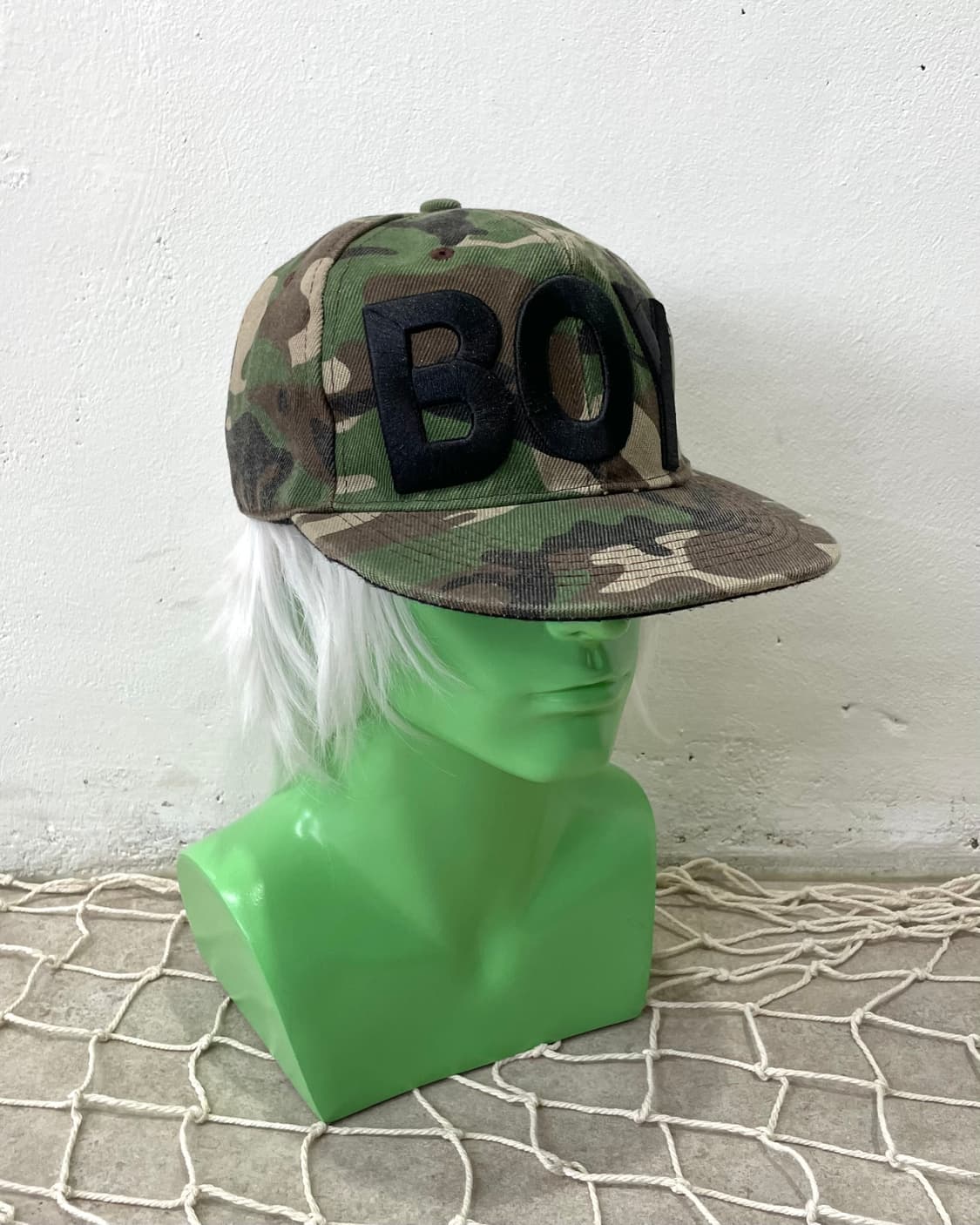 Boy camo snap cap 상품이미지1