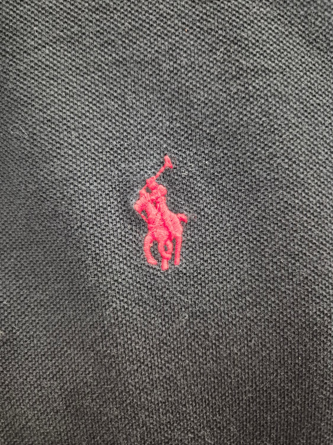 폴로 랄프로렌 커스텀 슬림핏 카라티 블랙 M 상품이미지4