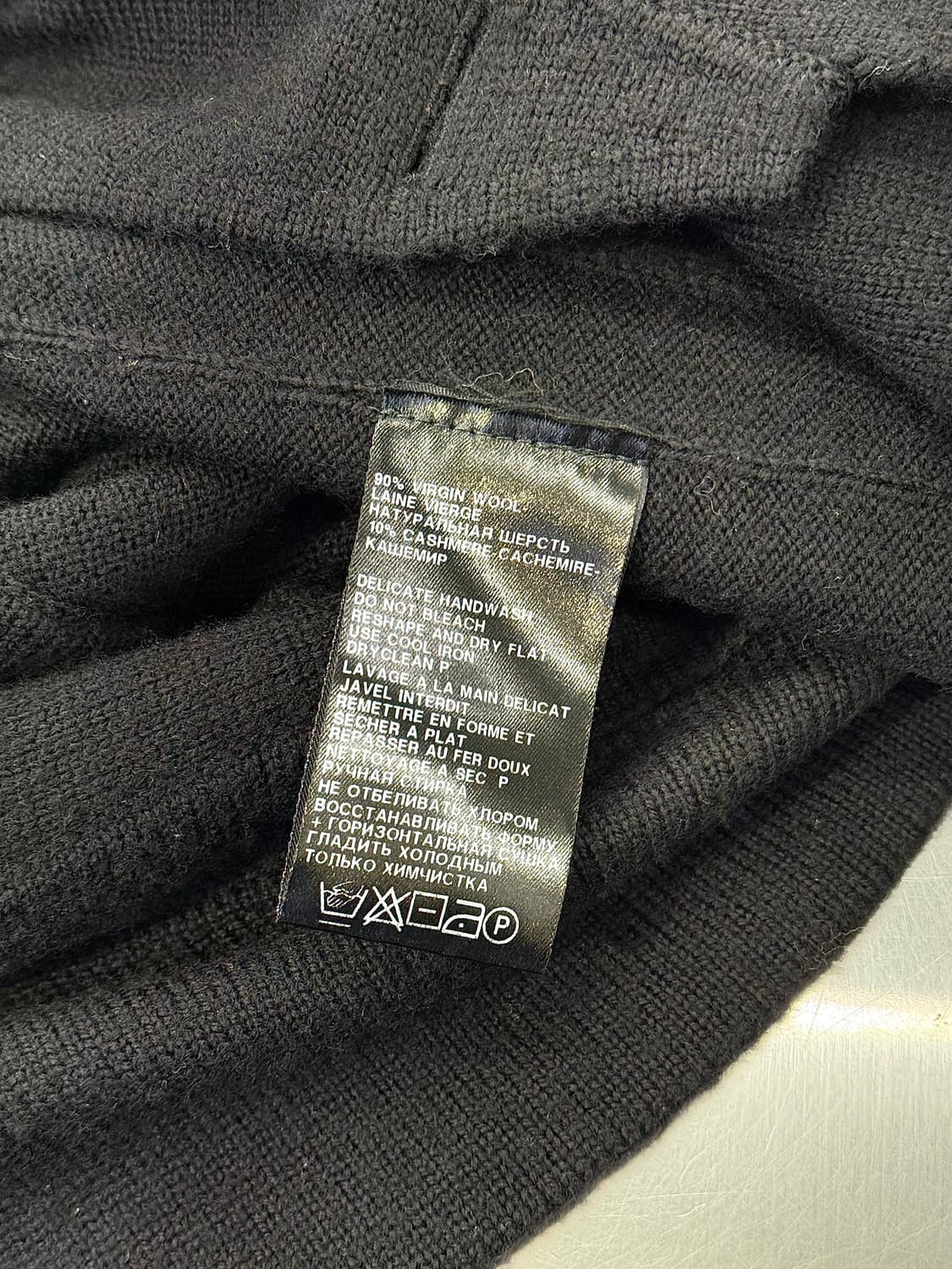 앤 드뮐미스터 블랙 브레스티드 하이넥 버튼 베스트 상품이미지8