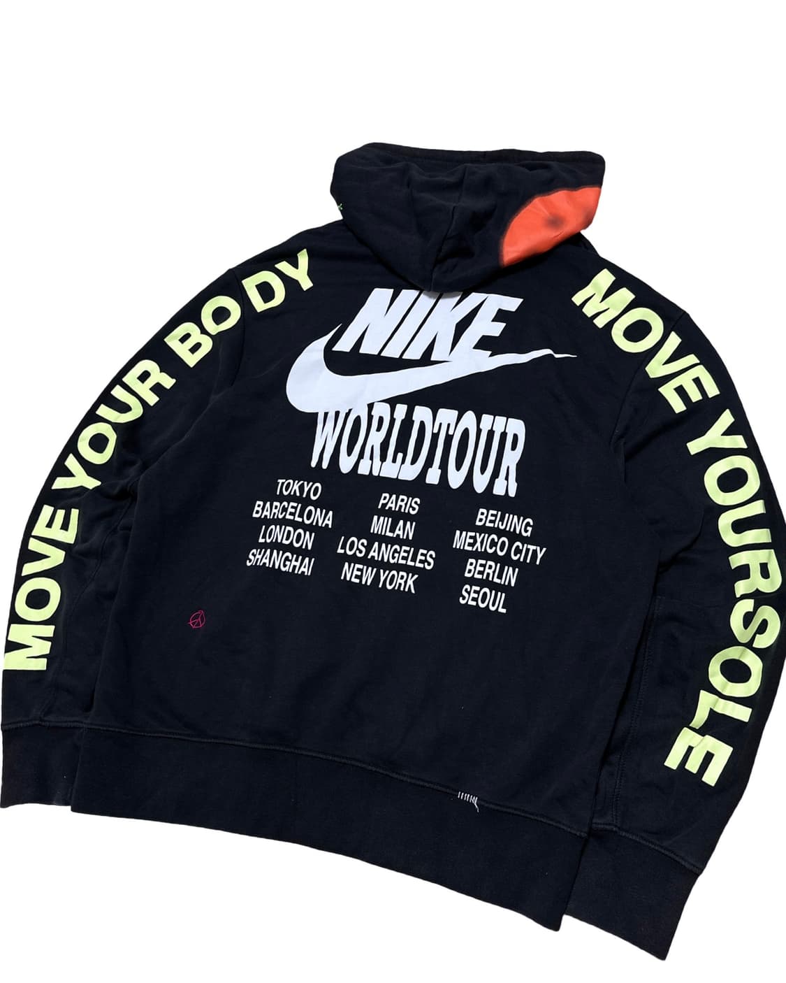 나이키 월드투어 블랙 후드티 상품이미지4