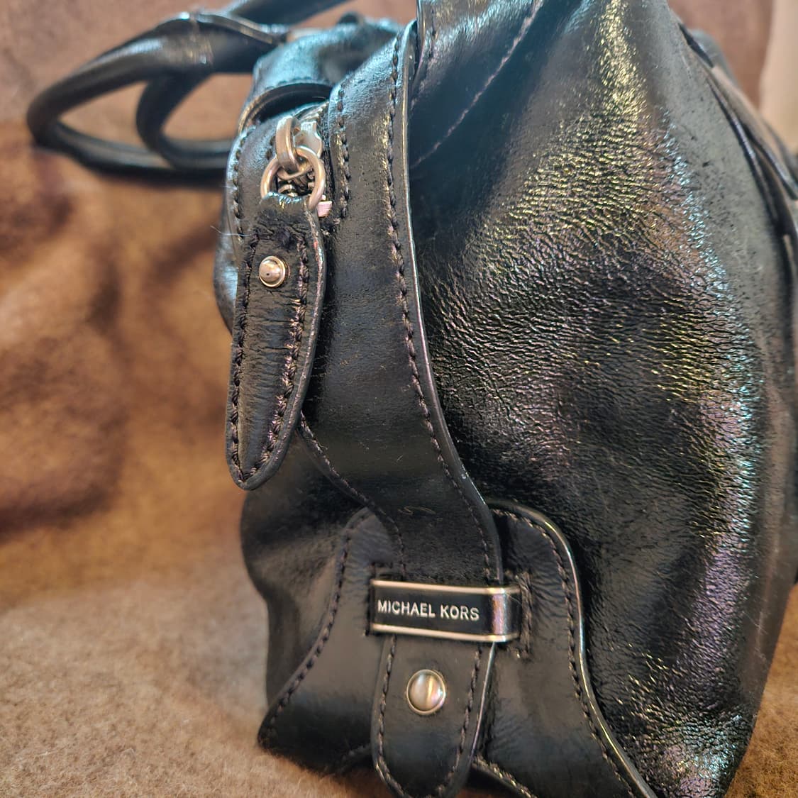 마이클 코어스 블랙 토트백 숄더백 상품이미지4