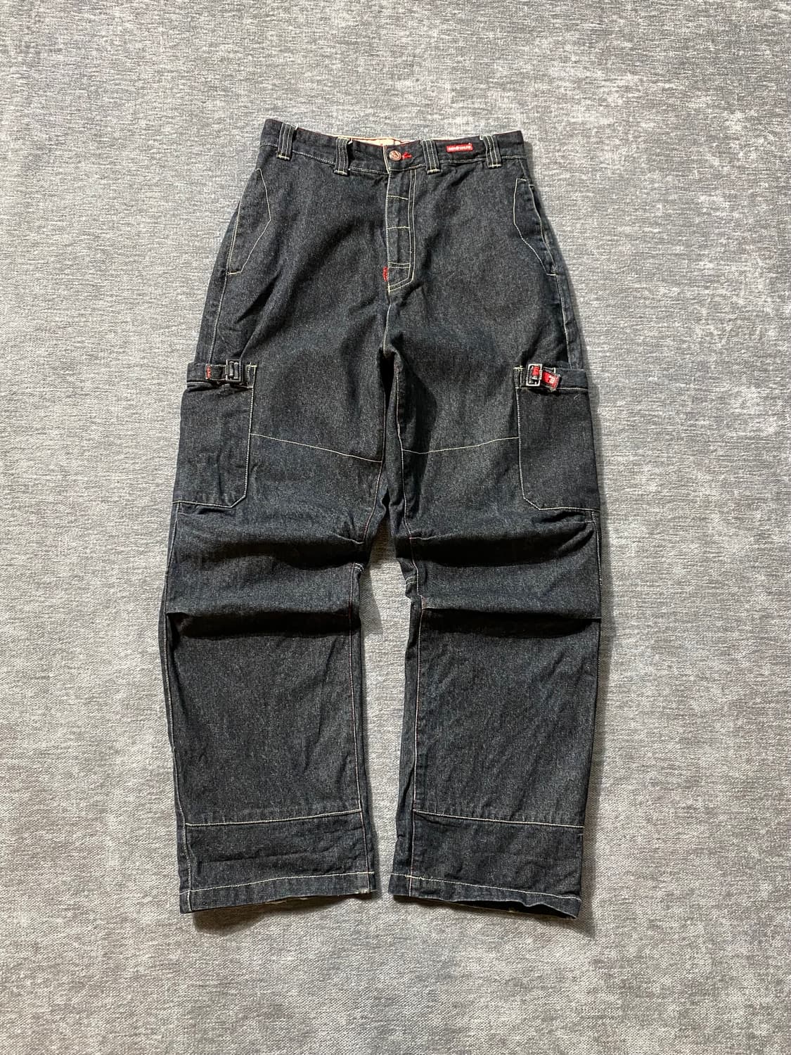 [30] ECKO UNLTD  에코언리밋 올드스쿨 데님 카고 와이드팬츠 상품이미지1