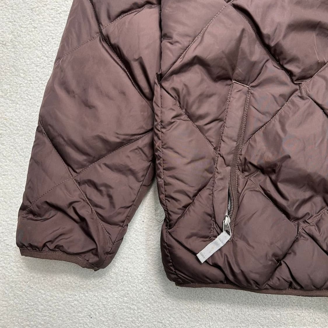 노스페이스 리버시블 브라운-핑크 패딩 550 상품이미지3