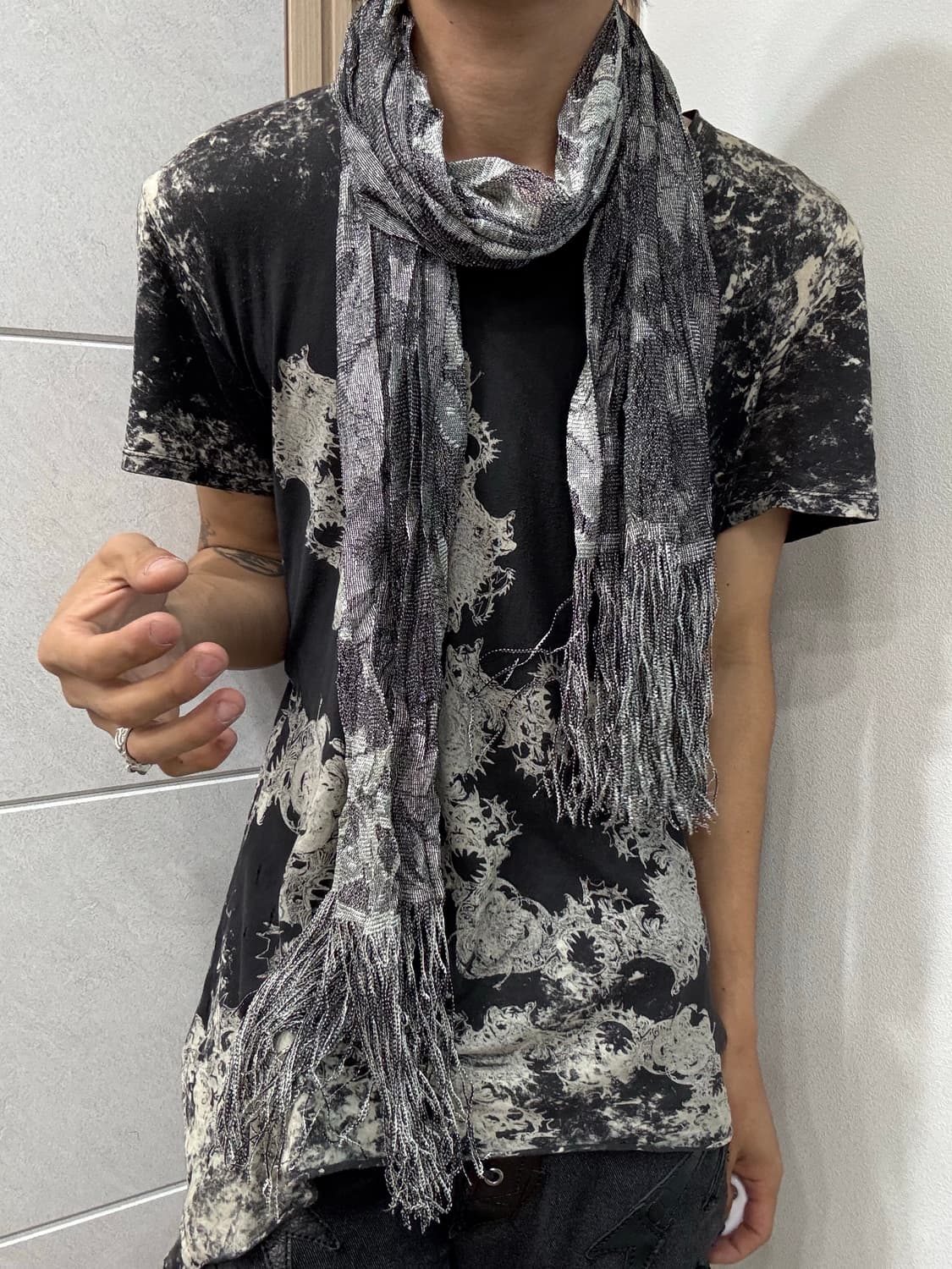 20. Flowers pattern scarf 2.8 상품이미지1