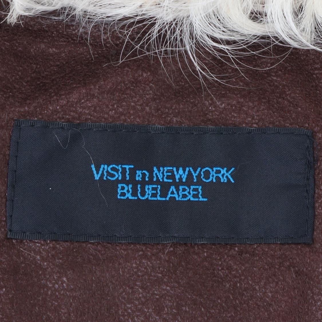 Visit in newyork 브라운 양털 베스트 상품이미지7