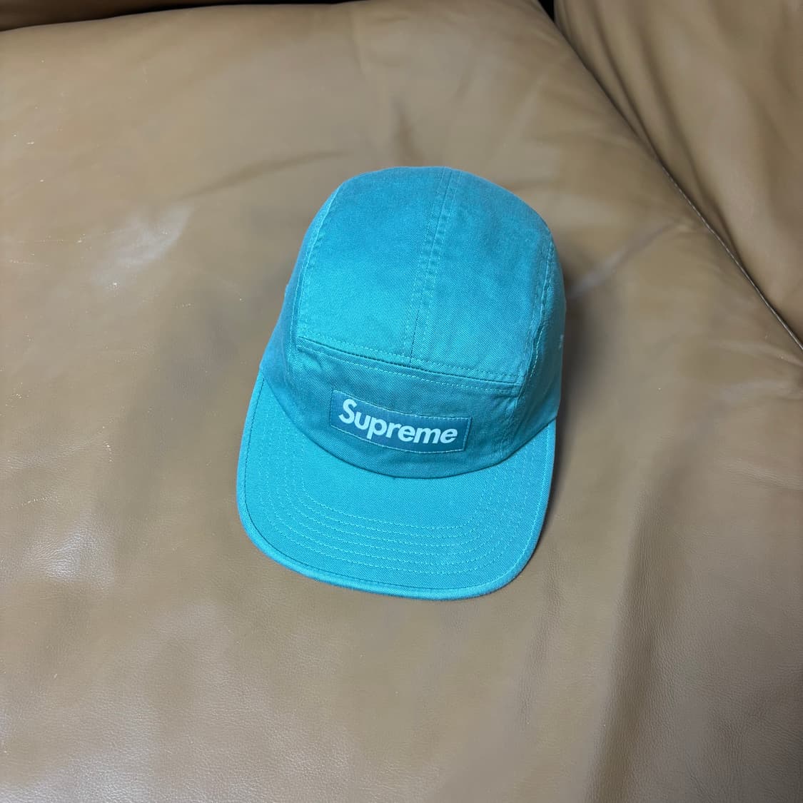 슈프림 캠프캡 모자 박스로고 25ss 워시드 세이지 상품이미지1