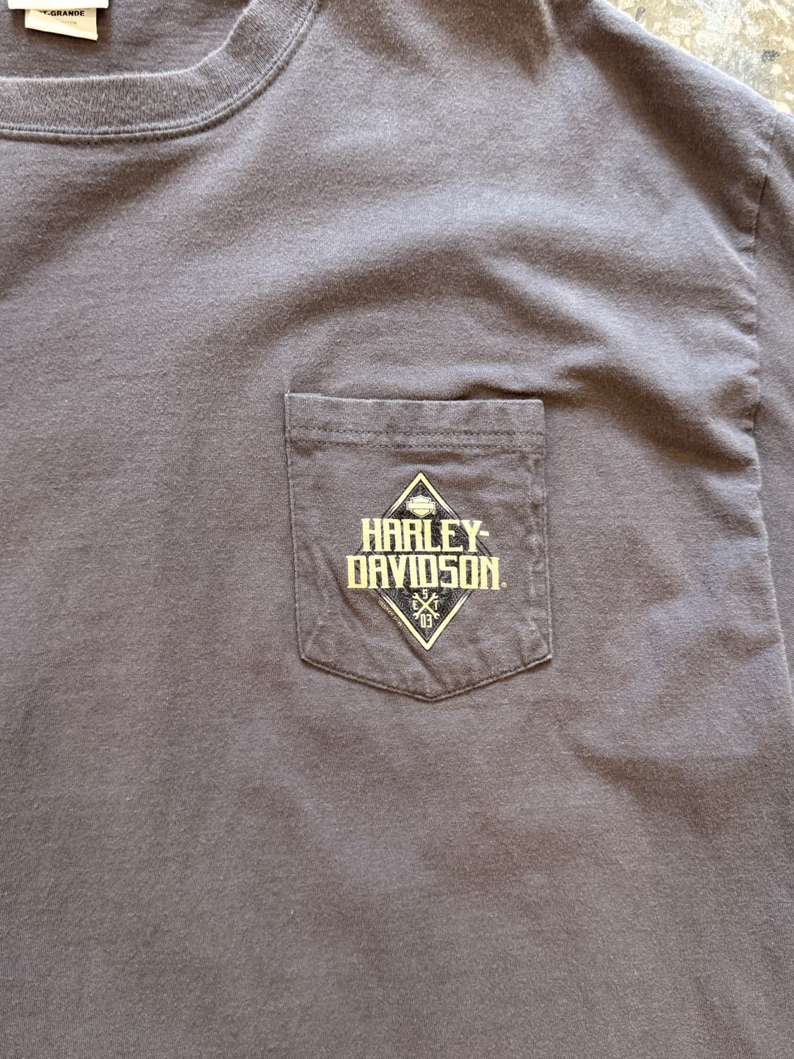 00s 할리 데이비슨 포켓 반팔 티셔츠(HT16) 상품이미지4