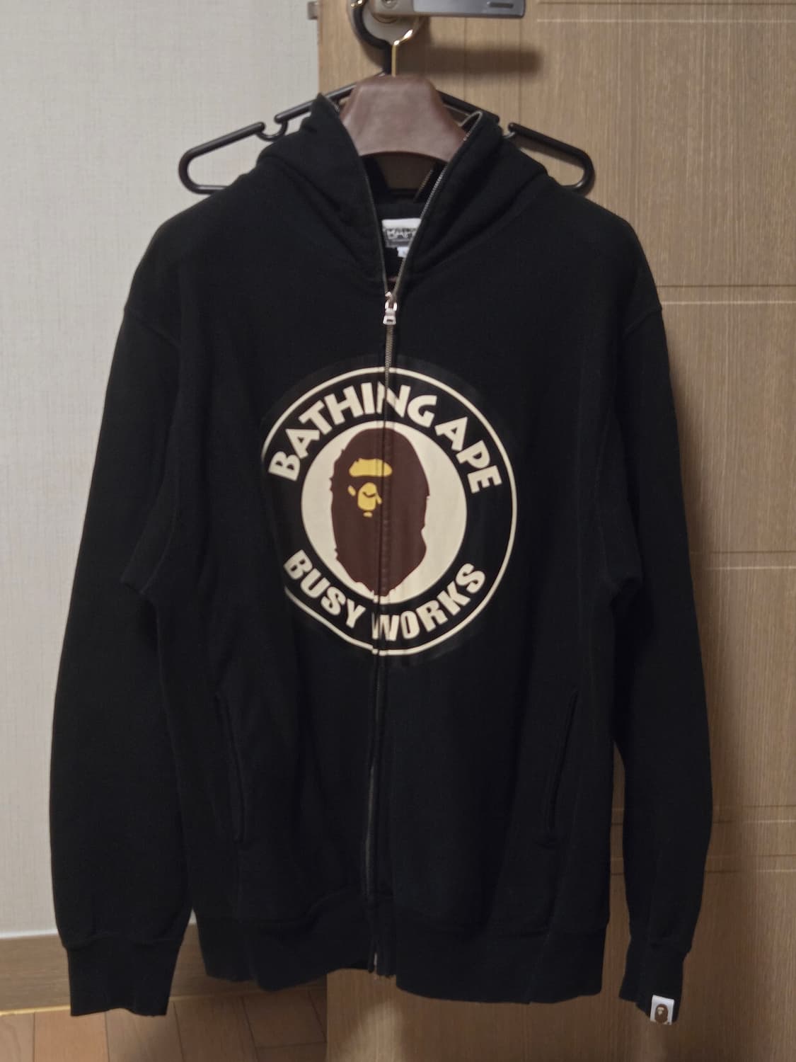 베이프 후드집업 블랙 L 상품이미지1