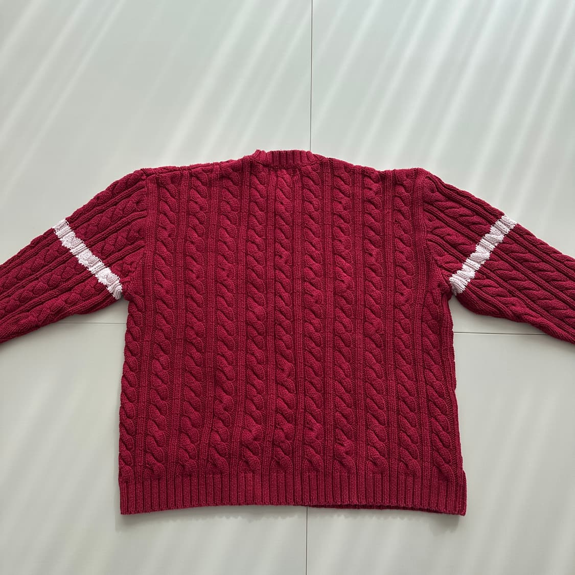 90s 폴로 진스 케이블 피셔맨 코튼 니트 XXL 상품이미지6