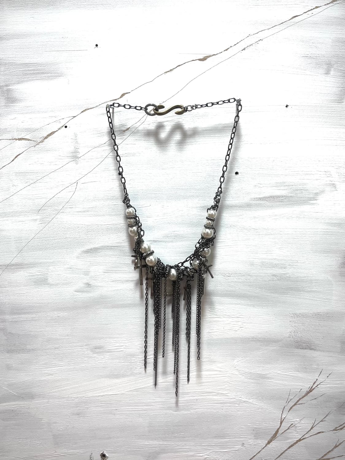 A pearl rayering necklace 상품이미지1