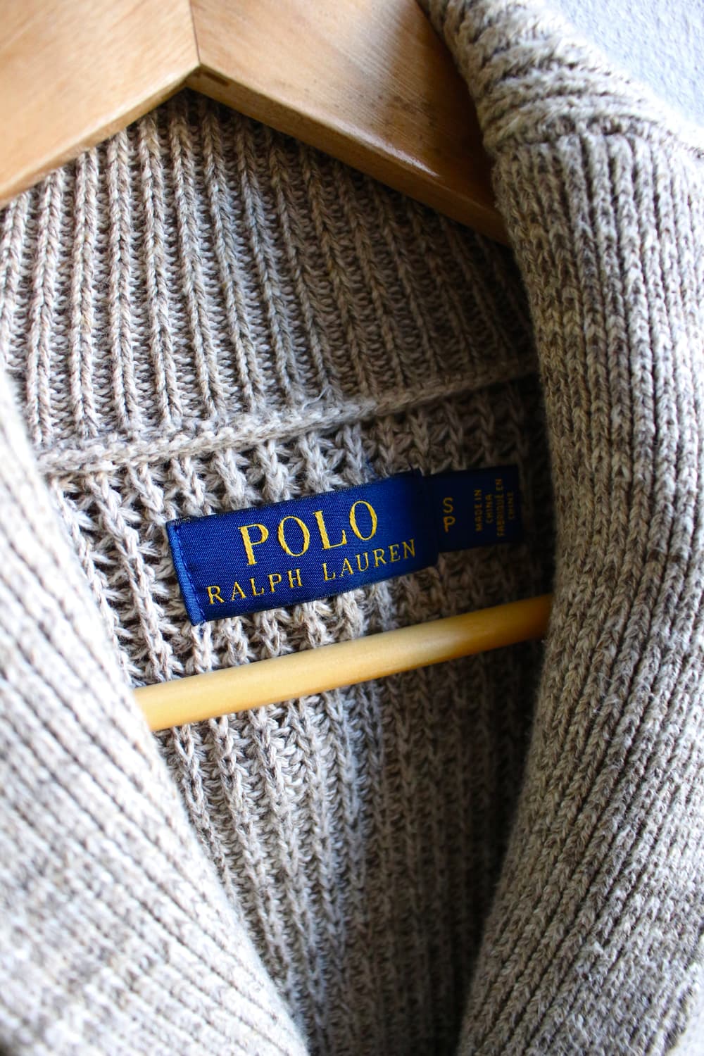 폴로 숄카라 블렌드 가디건 상품이미지6