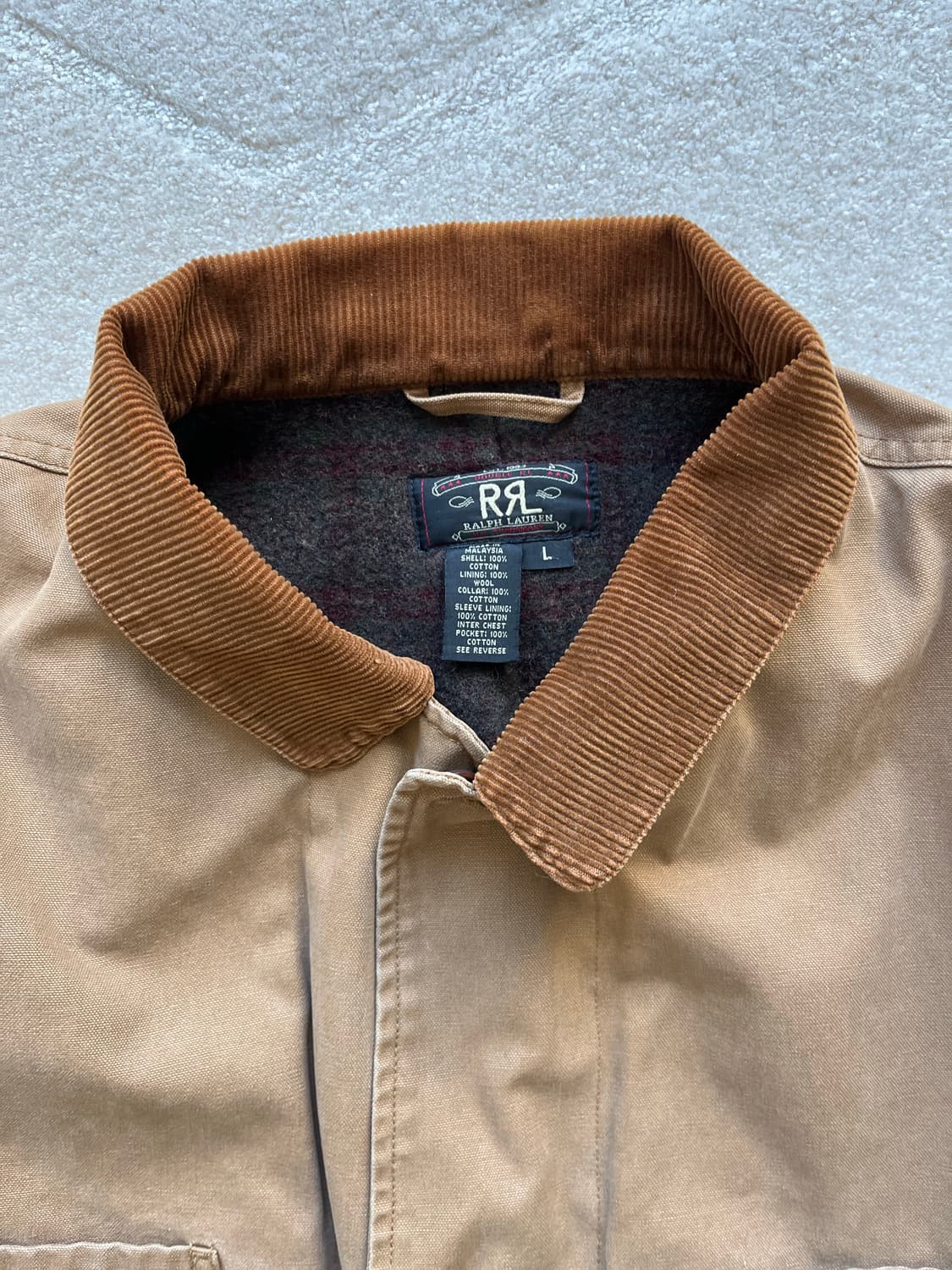 RRL 더블알엘 울라이너 워크 자켓 (105)  상품이미지5