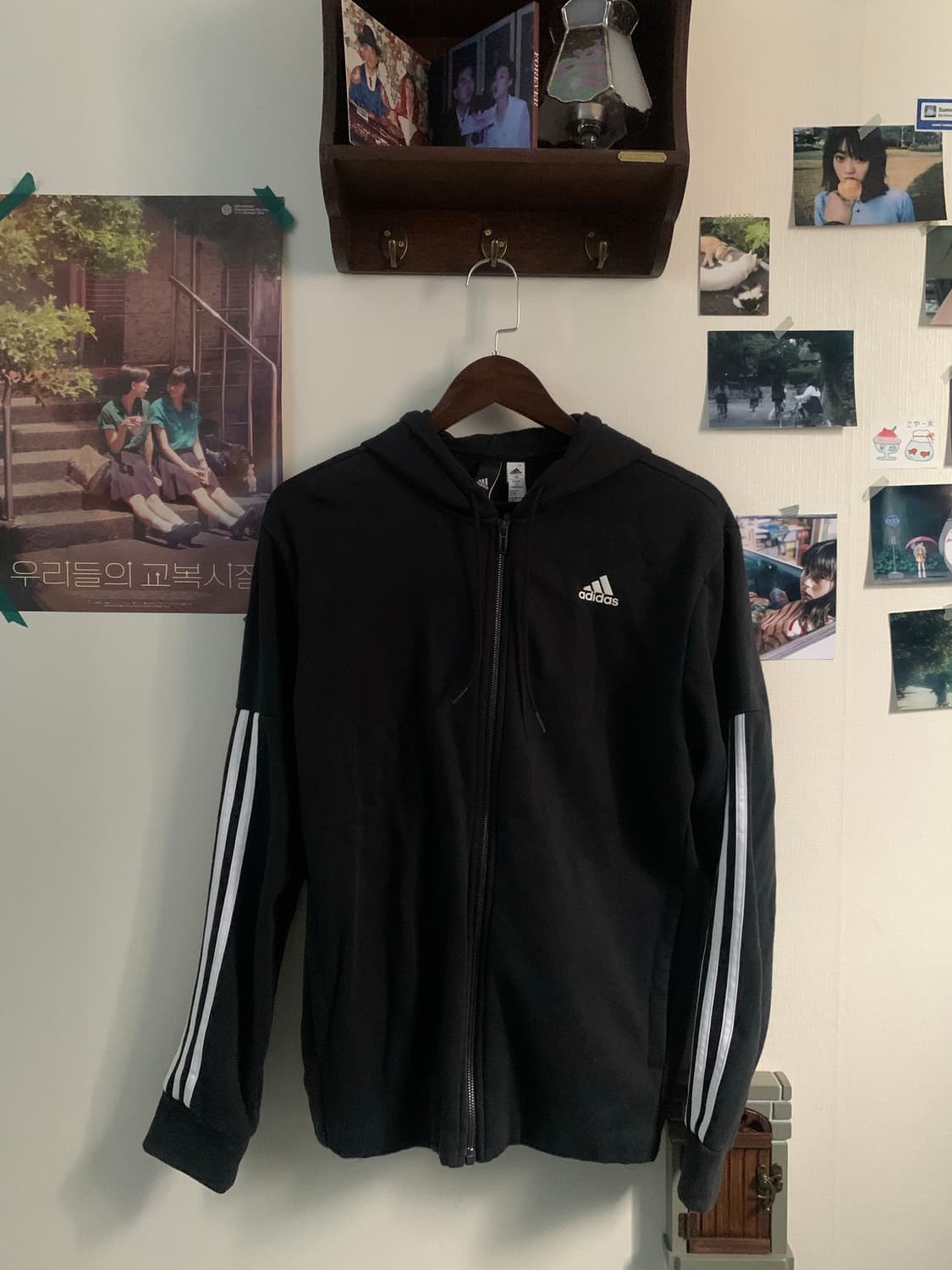 아디다스 후드집업 블랙 105 상품이미지1