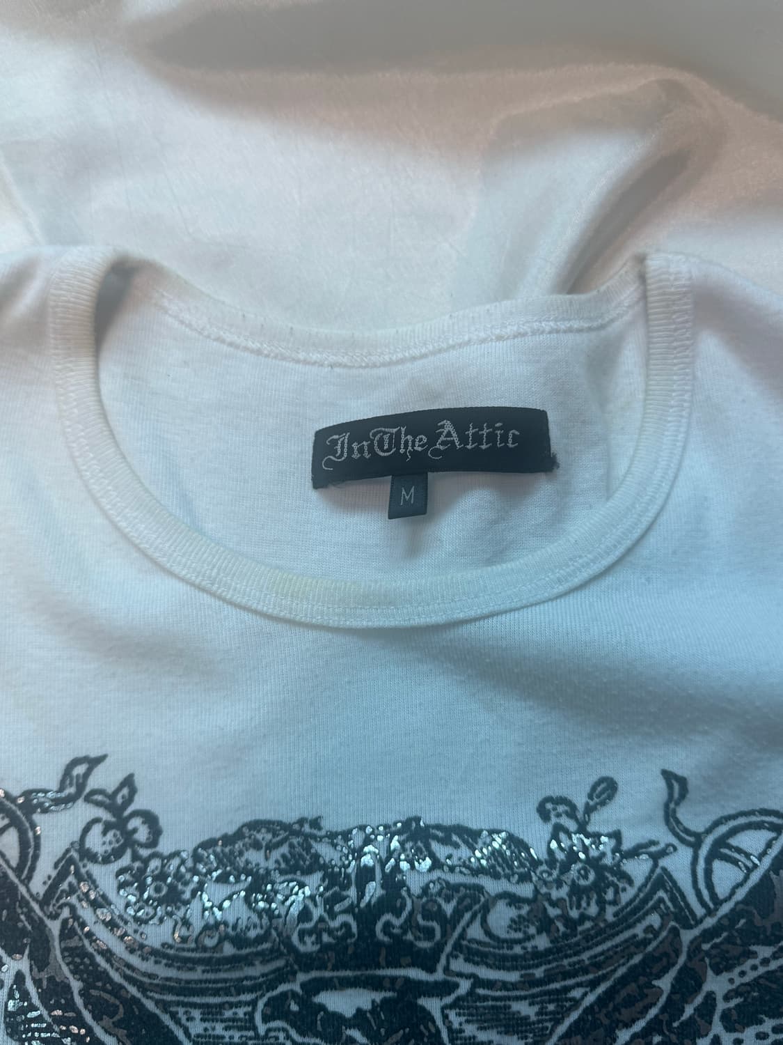 In the Attic Printed Detail T-shirt 상품이미지3