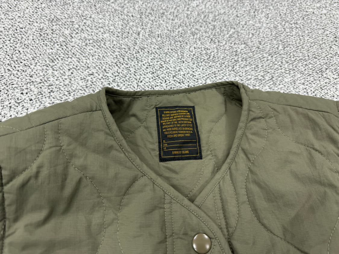 B:MING by BEAMS 빔즈 퀼팅베스트 상품이미지3