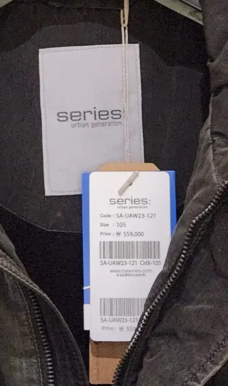 코오롱 시리즈 SERIES 옵스쿠라 야상 자켓 105 상품이미지6