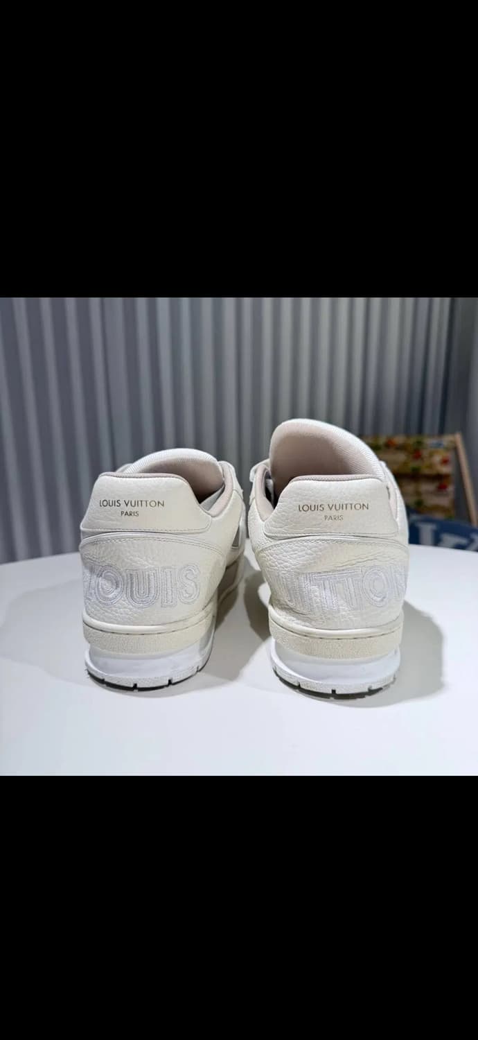 6.5 / 루이비통 벨크로 베이지 트레이너 스니커즈 상품이미지5