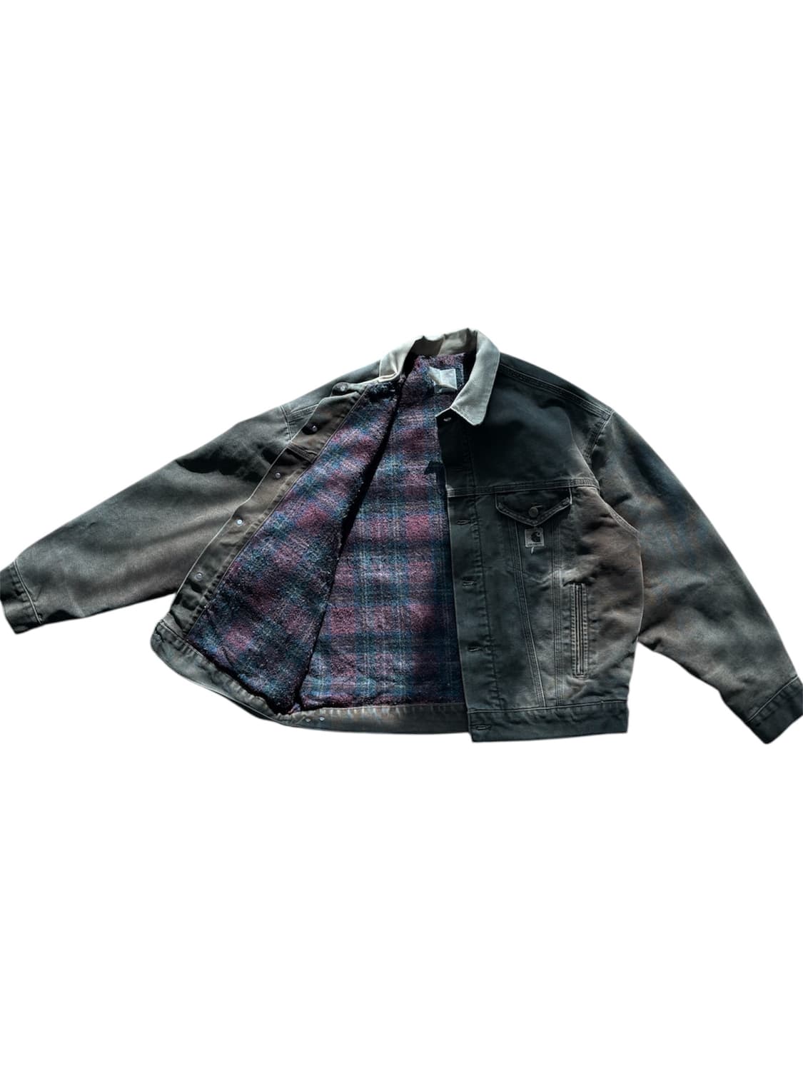 90s Carhartt Trucker Jacket Brown 상품이미지1