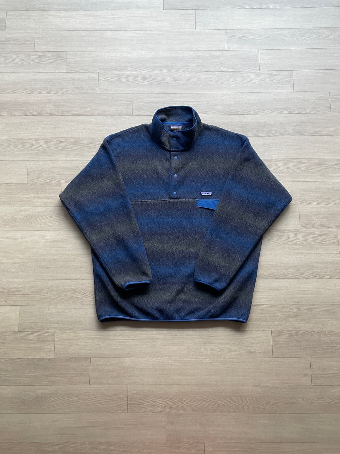 파타고니아 신칠라 블루 스트라이프 플리스 patagonia 상품이미지1